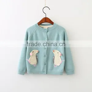 Kids Spring Outcoat Clothes Sweater Cardigans Baby Girls Cardigan Sweaters thumbnail-1
