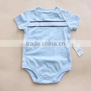 100 % Cotton Solid Color Baby Ropmer 1 Year Old Baby Clothes Bodysuit thumbnail-1