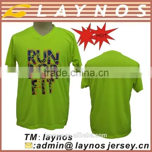 Fluo Green Soccer Jersey thumbnail-1