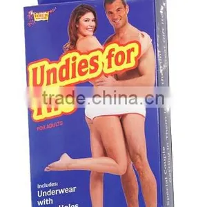 Fundies Underwear Undies for Two Gag Gift Novelty Bachelor Bachelorette NEW thumbnail-1