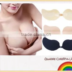 New Style Breathable and Comfortable Silicone Invisible Unpadded Bra thumbnail-1