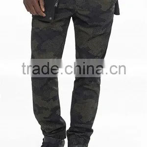 Mens Cheap Army Print Trousers for Sale thumbnail-1