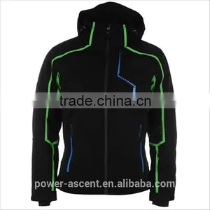 2016 Men's Colorful Reflecetive Stripe Waterproof Ski Jacket thumbnail-1