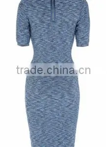 2014 Sexy Stretch Space Dye Texture Brand Knit Bandage Dress thumbnail-2