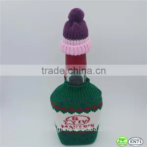 Custom Pom-Pom Knit Hat Decoration Mini Hat Funny Knit Winter Hats thumbnail-1