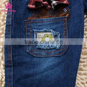 2015 Hot Sale Baby Jeans Children Denim Overalls Kids Carton Bear Fashion Jeans thumbnail-6