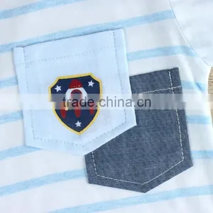 Bamboo Fiber Baby Clothing OEM Baby Boys T-shirt thumbnail-4