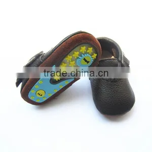 Hard Sole Genuine Leather Wholesale Baby Shoes Baby Moccasins thumbnail-4