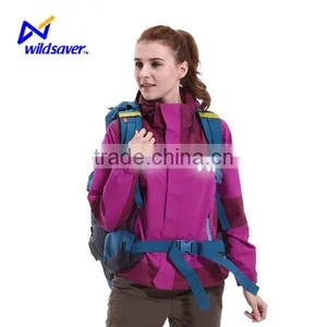 Flashing Brand Windbreaker With Hood Safety Warining Jackets for Climbing thumbnail-5