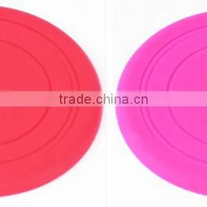 Pet Dog Puppy Safe Exercise Silicone Flying Disc With Eco-friendly Material thumbnail-3