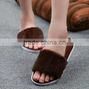 Ladies Shoes Fur Quiet Warm Winter Indoor Home Slipper thumbnail-3