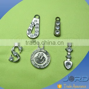 Quality Warantee Rhinestone Metal Zipper Puller for Jacket thumbnail-1