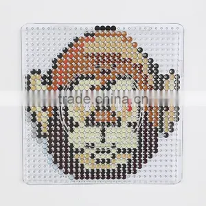 Diyfashion 5mm Mini Hama Perler Fuse Beads Gorilla Set With Pegboard Iron Paper and Twezzer Fuse Beads Set Toys 18001 thumbnail-4