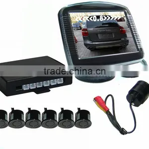 Wireless Car Rearview Mirror Radar Detector Car Parking Sensor thumbnail-3