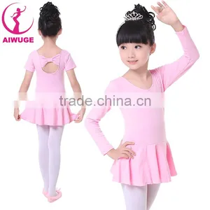 Cotton Leotards Ballet Practice Dance Dress Cotton Spandex Gymnastics Leotards thumbnail-5