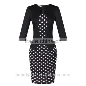 2017 New Style Bodycon Flower Dresses Floral Casual Plus Size SD31 thumbnail-1