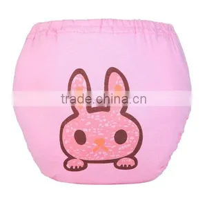 Lovely Lion Pattern and Wried Printed Soft Training Pants Baby Cloth Diaper thumbnail-5