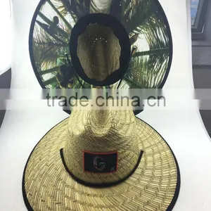 YXH8/ Custom High Quality Straw Hat Outdoor Surf Straw Hat Wholeasle thumbnail-2