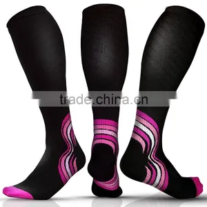 Custom Amazon Graduated Compression Sock Sport Compression Sock Compression Running Socks for Men and Women-ZP123 thumbnail-1