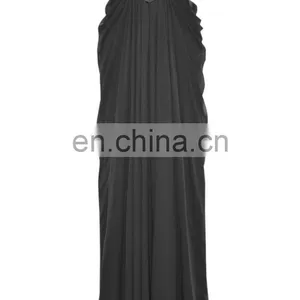 Ladies Long Evening Party Wear Gown Sexy off Shoulder Black Long Gown Dresses, Evening Gown thumbnail-4