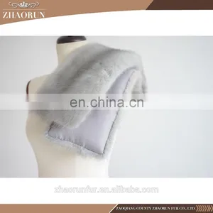 2016 Winter Elegant Fur Scarf Genuine Mink Fur Muffler for Lady thumbnail-6