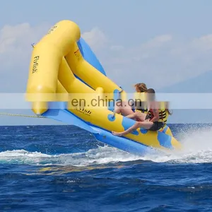 Top Quality 0.9mm PVC Inflatable Flying Towables Flying Fish Boat thumbnail-3