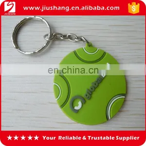 Round Shaped Personalized Cool Soft Pvc Keychain thumbnail-1