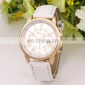Alloy Case Quartz Watch With Leather for Mens thumbnail-5