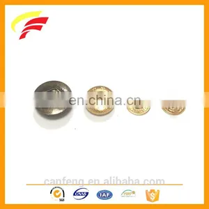ODM Zinc Alloy Metal Custom Snap Button With Emboss Logo thumbnail-5