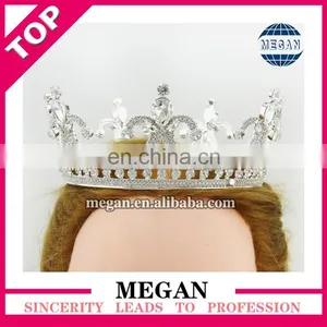 Wholesale Rhinestone Headband Princess Crown Baby Tiara Crown Wedding Cake Crown thumbnail-2