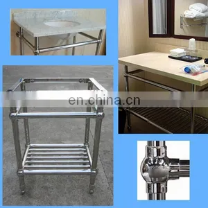 American Standard Hotel Project Vanity Base, Stainless Steel Vanity Support Frame thumbnail-1