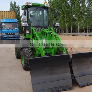 ZL10F 4x4WD Wheel Loader With V-snow Blade thumbnail-3