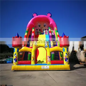 Huge Mouse And Donald Duck Theme Inflatable Bounce Slide For Rent thumbnail-2