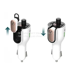 2021 GXYKIT G52 Car Accessories Mp3 Player Bluetooth Music Adapter Car Radio Usb fm Transmitter With QC3.0 Fast Charger thumbnail-1