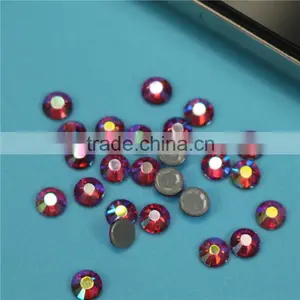 High Quality Ss20 Crystal Rose ab Colour Hotfix Wedding Dress Crystal Stones thumbnail-2