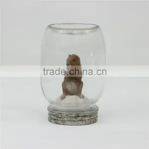 Squirrel Ceramic Decoration,Animal Glass Decoration,Handstand Glass Decoration thumbnail-2