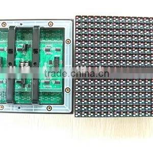 160*160mm HUB75 16*16dots Outdoor Dip P10 Rgb Led Module thumbnail-1