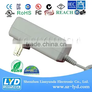 CLASS 2 KC Approval 12V2A White/black Wall Mounted Power Adapter for Camera and Led Light thumbnail-1
