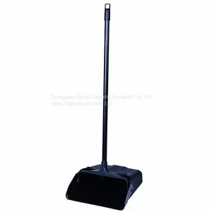 Upright Dust Pan With Cover & Lobby Broom Combo Kit thumbnail-2