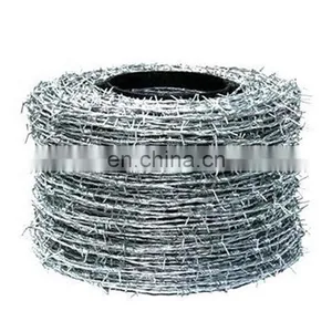Barbed Wire Powder Coated Fencing Trellis & Gates Type Galvanized Surface Treatment Barbed Wire thumbnail-1