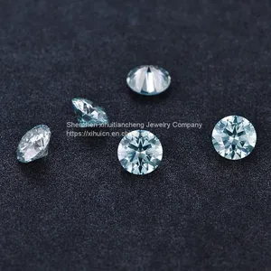 Full Size GRA Certificate Wholesale Price Round Loose Stones DEF Color VVS Diamond Moissanite thumbnail-5