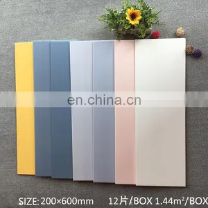 Macaron Ceramic Tile 200x600 Contracted Contemporary Nordic-style Kitchen Toilet Colour Wall thumbnail-3