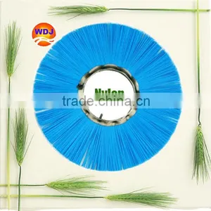 Nylon Wafer Brush Rolling Broom Brush for Petrol Road Sweeper From China Factory WDJ thumbnail-1