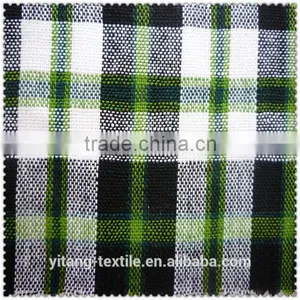 New Arrival Yarn Dyed Check Flax Fabric thumbnail-1