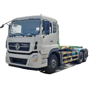 Dongfeng KINLAND 6x4 20ton Hook Arm Lift Garbage Truck thumbnail-1