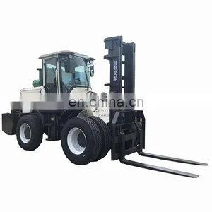Front Loader Rough Terrain Forklift Truck thumbnail-1