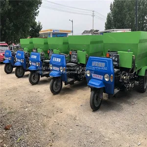 Full Automatic Cattle and Sheep Feeding Truck Farm Animal Husbandry Distributor Agricultural Electric Three Wheel Feeding thumbnail-1