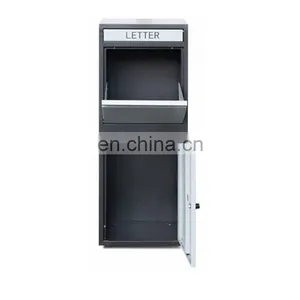 New Arrival Preorder Anti Theft Outdoor Wall Mount Detachable Metal Smart Mailbox Parcel Box for Residential Delivery Drop Box thumbnail-4
