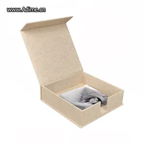 Fabric Linen Photo Album Storage Packaging Box thumbnail-1