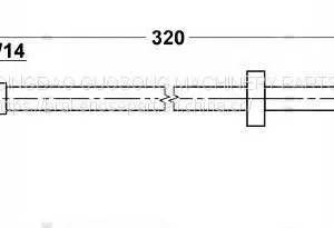 SAE J1401 Brake Hose 1/8 HL 88142 thumbnail-1